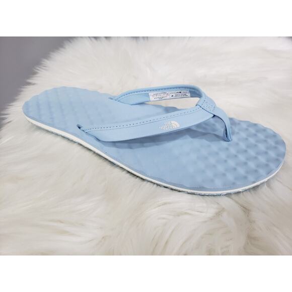 NEW SIZE 10 - NORTH FACE Base Camp Mini II Flip-Flop Beta Blue Gardenia White - Picture 2 of 6